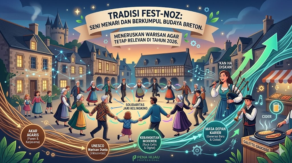 Tradisi Fest-noz: Seni Menari dan Berkumpul Budaya Breton