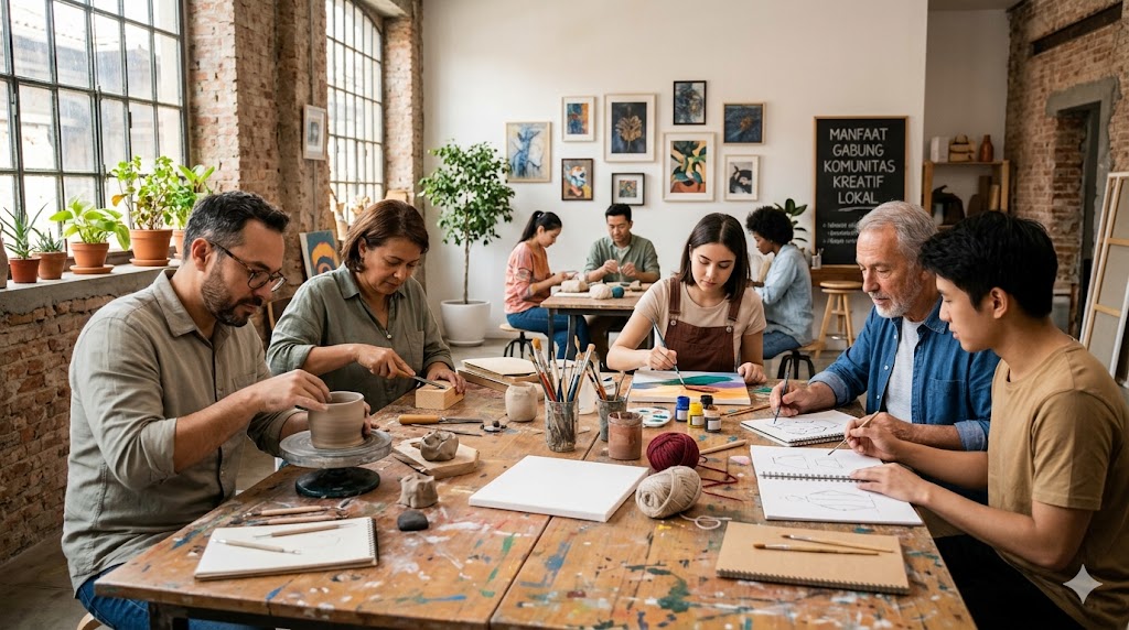 7 Manfaat Bergabung dengan Komunitas Kreatif di Lingkungan Anda