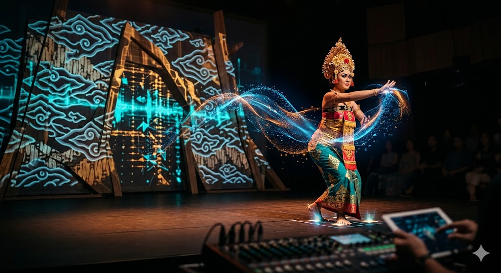 Menggabungkan Teknologi Digital dalam Tari Tradisional